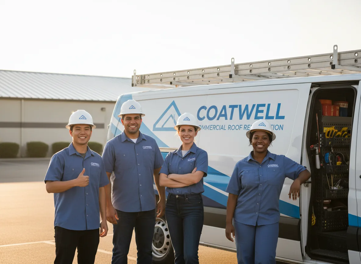 Commercial roof coating company in Coolin, ID